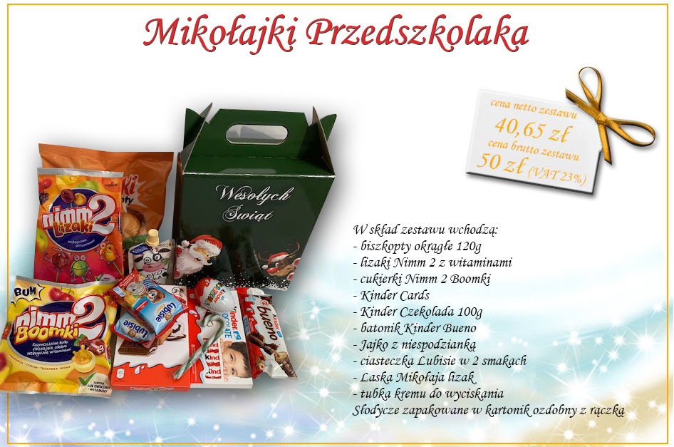 mikolajki przedszkolaka