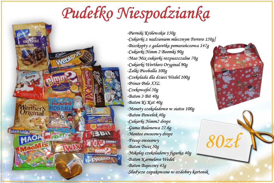 pudełko niespodzianka owczarska