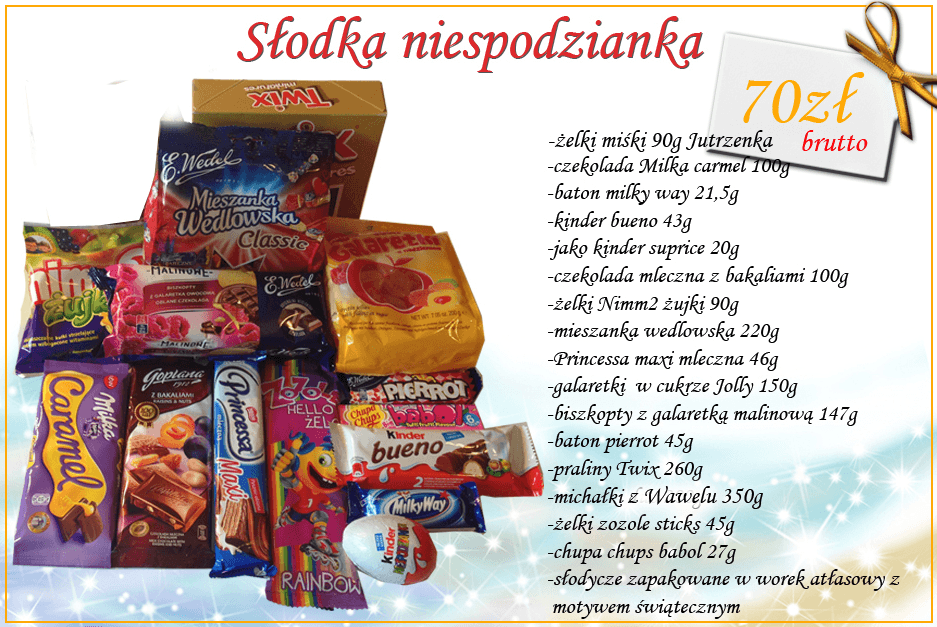 słodka niespodzianka